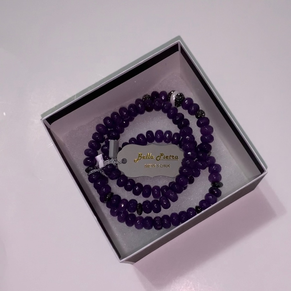 Purple Agate Bracelets